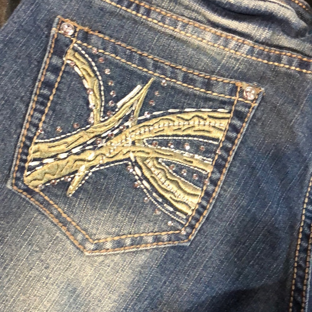 Red Rivet Shorts - Picture 6 of 7
